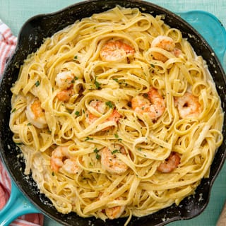 Shrimp Fettuccine Alfredo