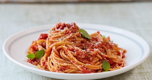 Spaghetti with Sauce.