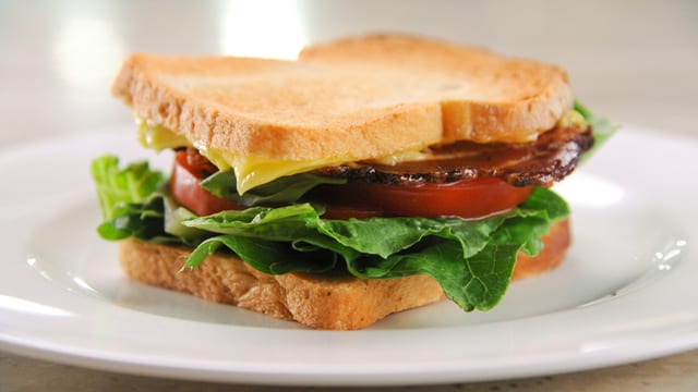 BLT (Bacon, Lettuce & Tomato) Sandwich.