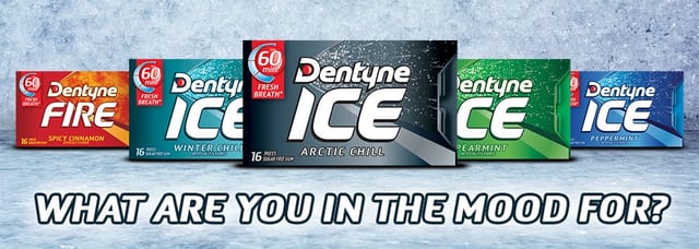 Dentyne Gum.