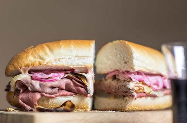 1. Gino's Roast Beef Sandwich.