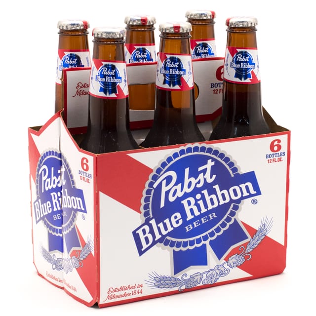 Pabst Blue Ribbon.