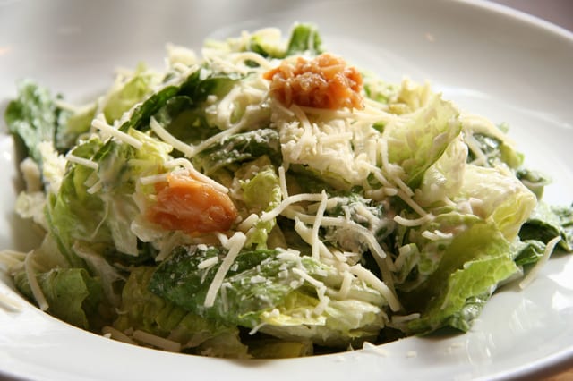 Tossed Caesar Salad.