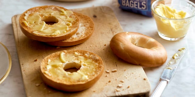 Bagel with Butter.
