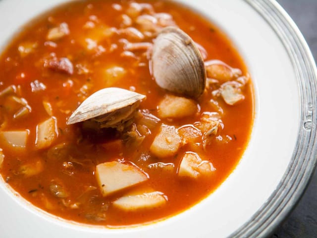 Manhattan Clam Chowder.