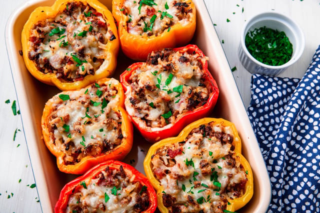 Stuffed Peppers.