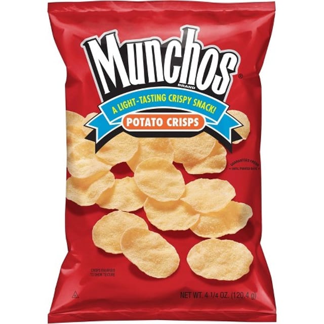 Munchos Potato Crisps.