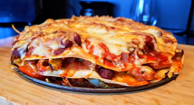 111. Chicken Fajita Pie.