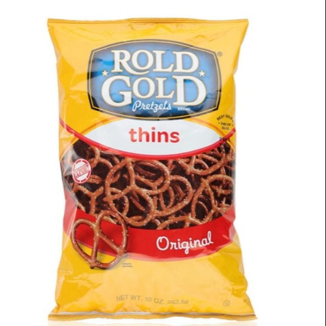 Rold Gold Thins Pretzels.