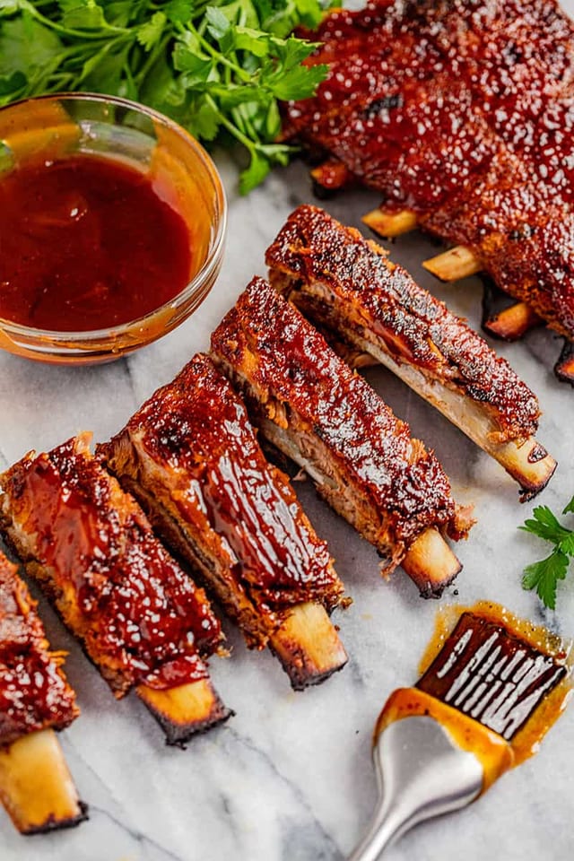 BBQ Spare Ribs Entrée.