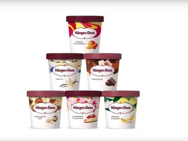 Haagen Dazs Ice Cream.
