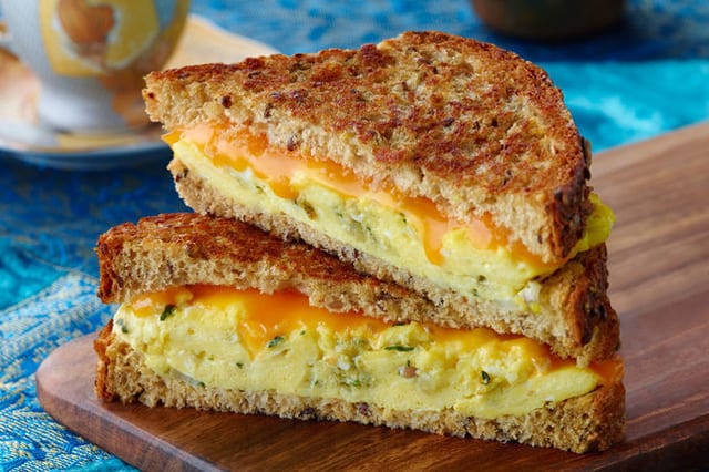 Egg & Cheese Sandwich.