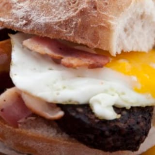 Egg Sandwich with Bacon, Ham or Sausage