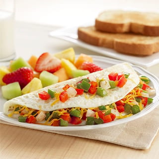 Grilled Chicken Veggie Egg White Omelette