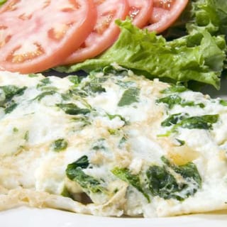 Egg Whites, Spinach & Feta Omelette