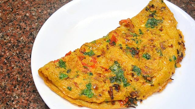 Spicy Cheese Omelette.