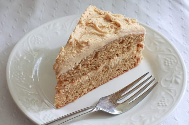 Peanut Butter Cake Slice.