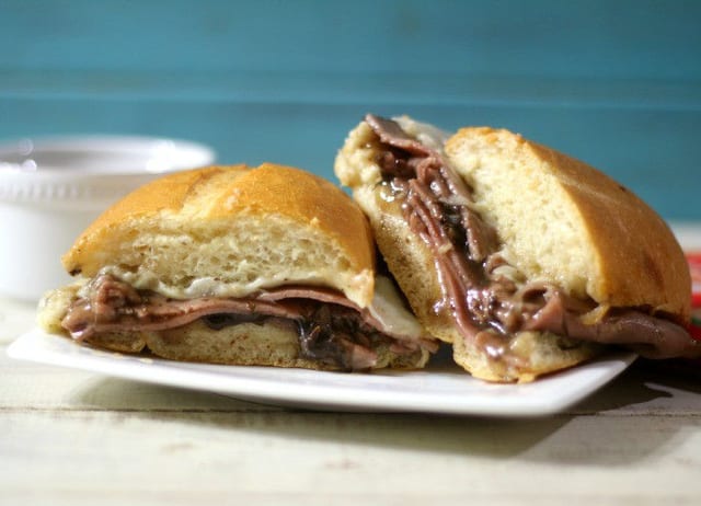 3. Roast Beef and Mushroom Melt.