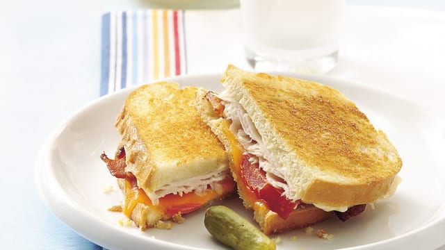 4. Bacon and Turkey Sandwich.