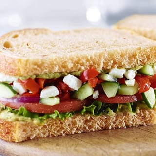 19. Mediterranean Veggie Sandwich