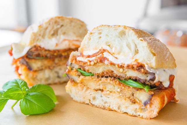 33. Eggplant Parmigiana.